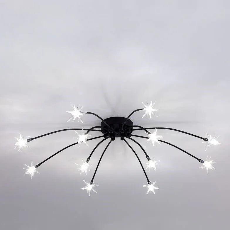 Pyrotechnics Modern LED Flush Ceiling Lights - Clowas