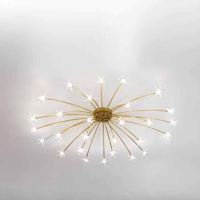 Pyrotechnics Modern LED Flush Ceiling Lights - Clowas