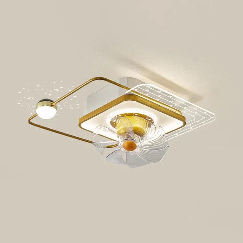Multiple Lights Modern Ceiling Fan With Light - Clowas