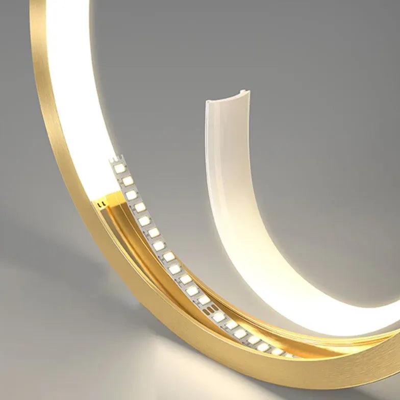 Simple Ring Bedroom Ceiling Fan With Light - Clowas