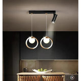Dimming Ring Glass Kitchen Pendant Light - Clowas
