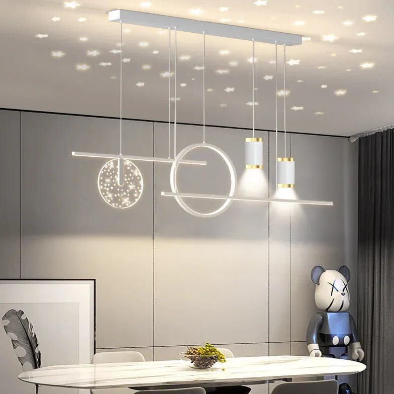 Night Sky Atmosphere Dining Room LED Pendant Light - Clowas