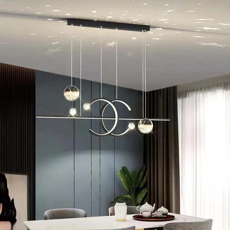 Decorative Stars Dining Room Modern Pendant Light - Clowas