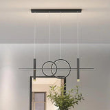 Circular Lines Dining Room LED Pendant Light - Clowas