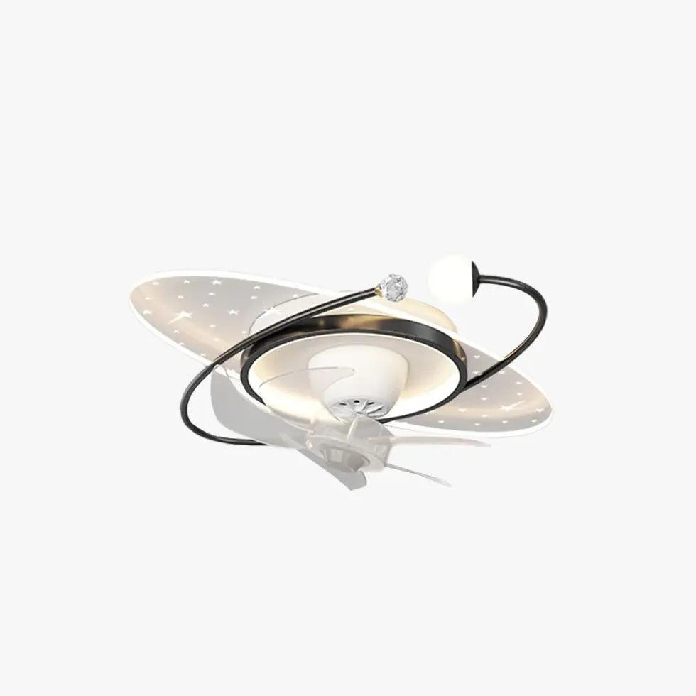 Star Ring LED Ceiling Fan With Light - Clowas