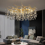 Golden Branch Shaped Luxurious Crystal Chandelier - Clowas