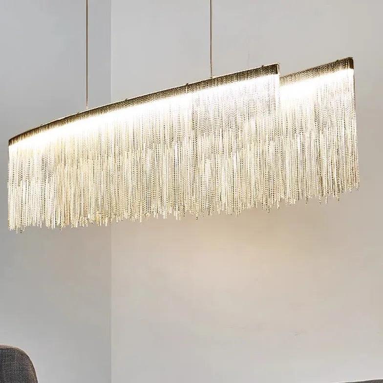 Gold Chain Kitchen Pendant Light - Clowas