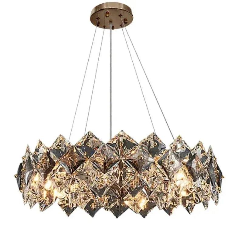 Diamond Folds Crystal Modern Pendant Light - Clowas