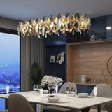 Bright Lights Shadows Crystal Gold Pendant Light - Clowas