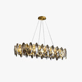 Bright Lights Shadows Crystal Gold Pendant Light - Clowas