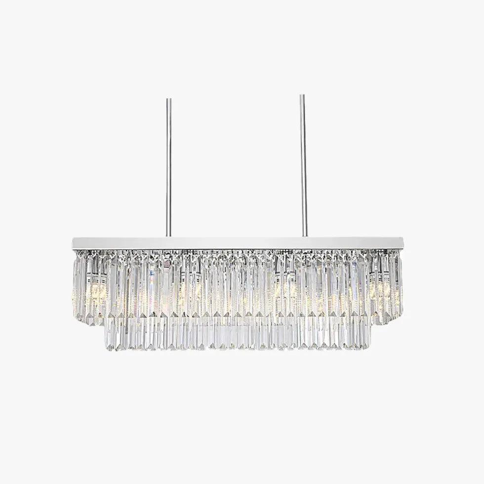 Luxury Strip Crystal Dining Room Pendant Light - Clowas