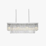 Luxury Strip Crystal Dining Room Pendant Light - Clowas