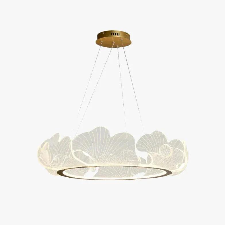 Delicate Petals Gold LED Pendant Light - Clowas