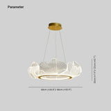 Delicate Petals Gold LED Pendant Light - Clowas