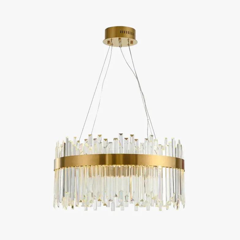 Golden Frame Modern Glass Pendant Light - Clowas