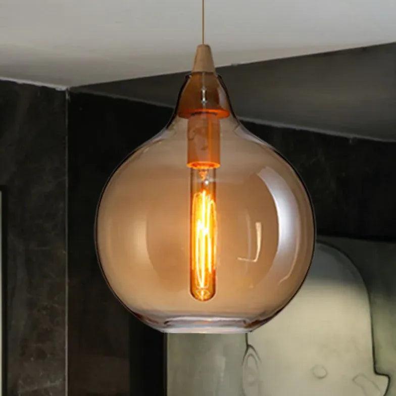 Matte Frosted White Glass Minimalist Pendant Light - Clowas