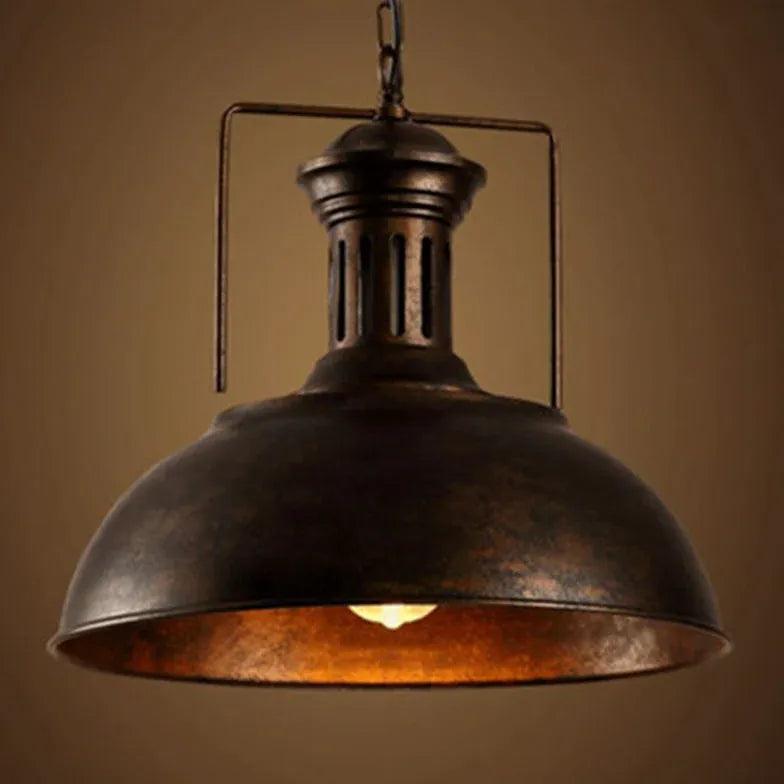 Metal Arch Industrial Living Room Pendant Light - Clowas