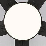 Metal Black Modern Living Room Ceiling Fan Light - Clowas