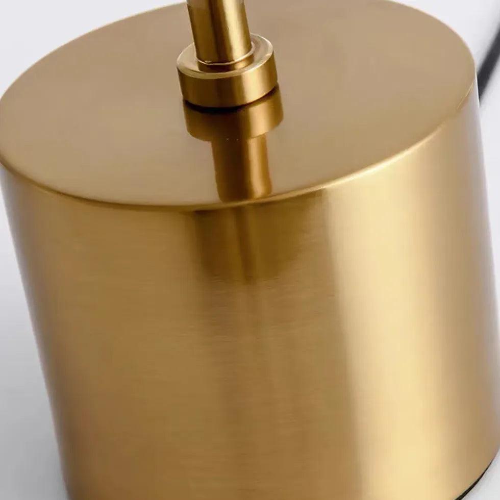 Metal Wood Linear Design Plug-in Floor Lamp - Clowas