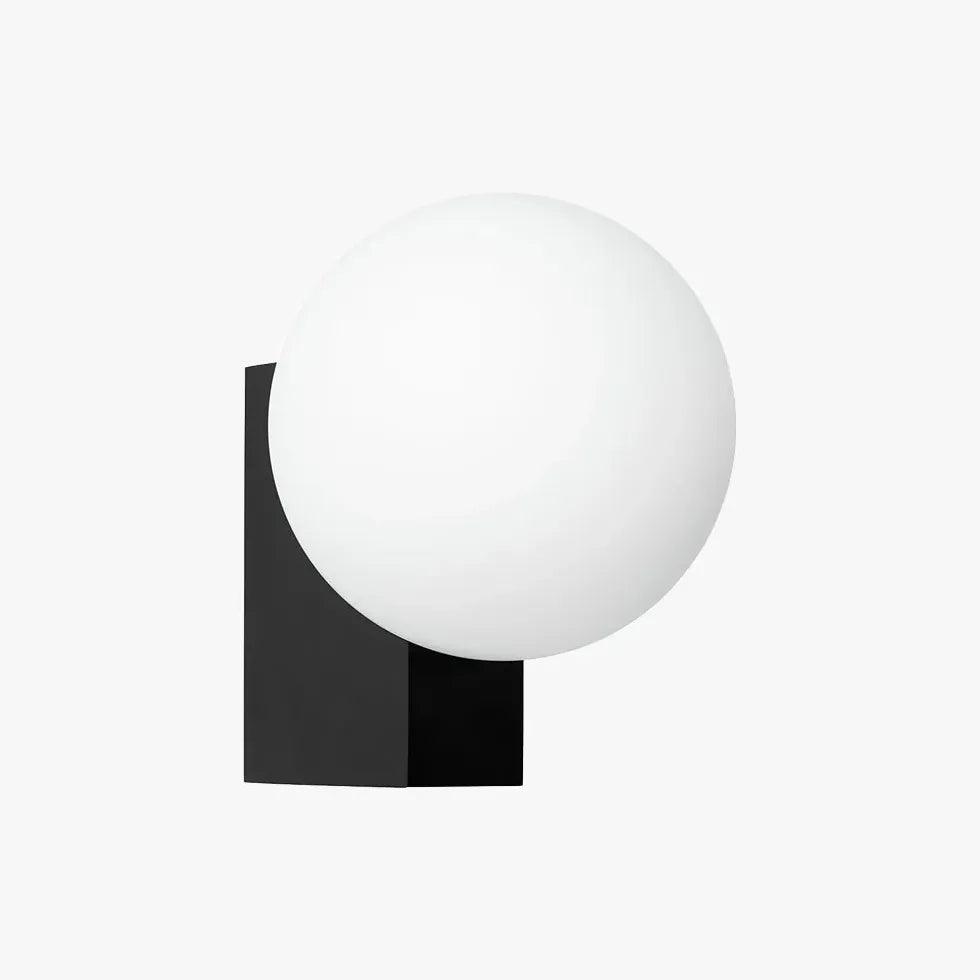 Milk White Globe Glass Modern Wall Lights - Clowas