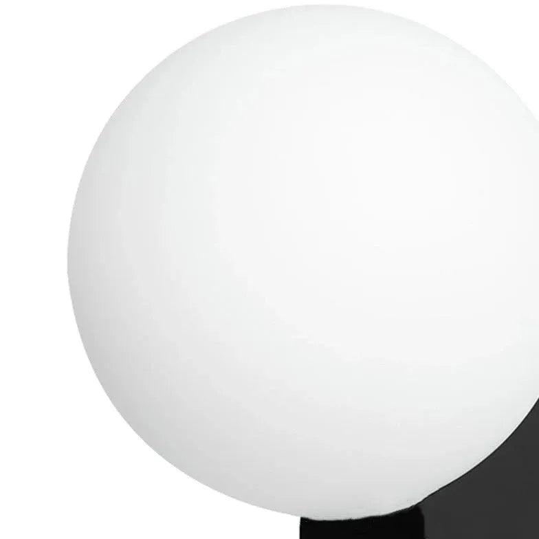 Milk White Globe Glass Modern Wall Lights - Clowas