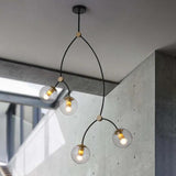 minimalist branch modern black chandelier - Clowas