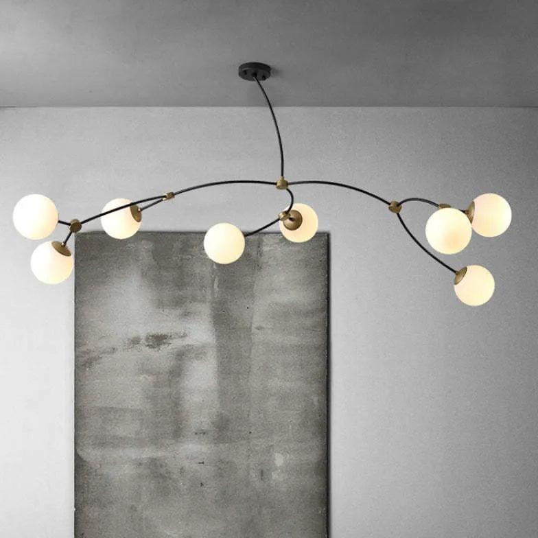 minimalist branch modern black chandelier - Clowas