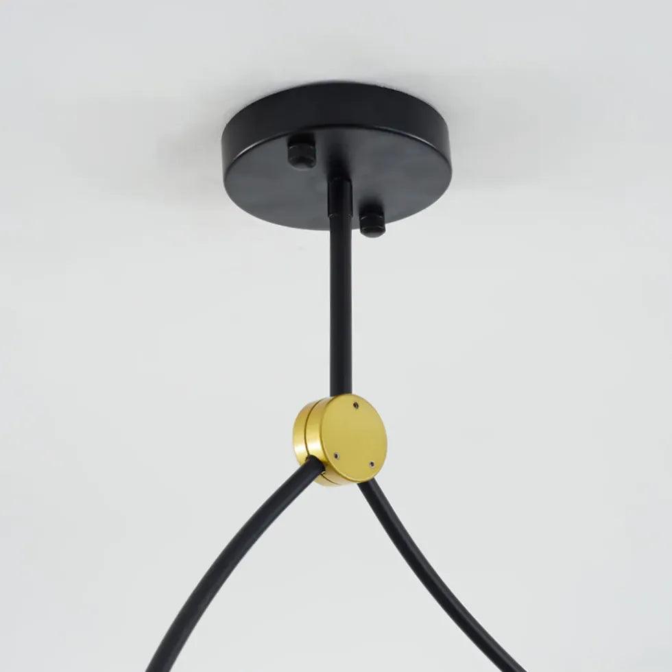 minimalist branch modern black chandelier - Clowas