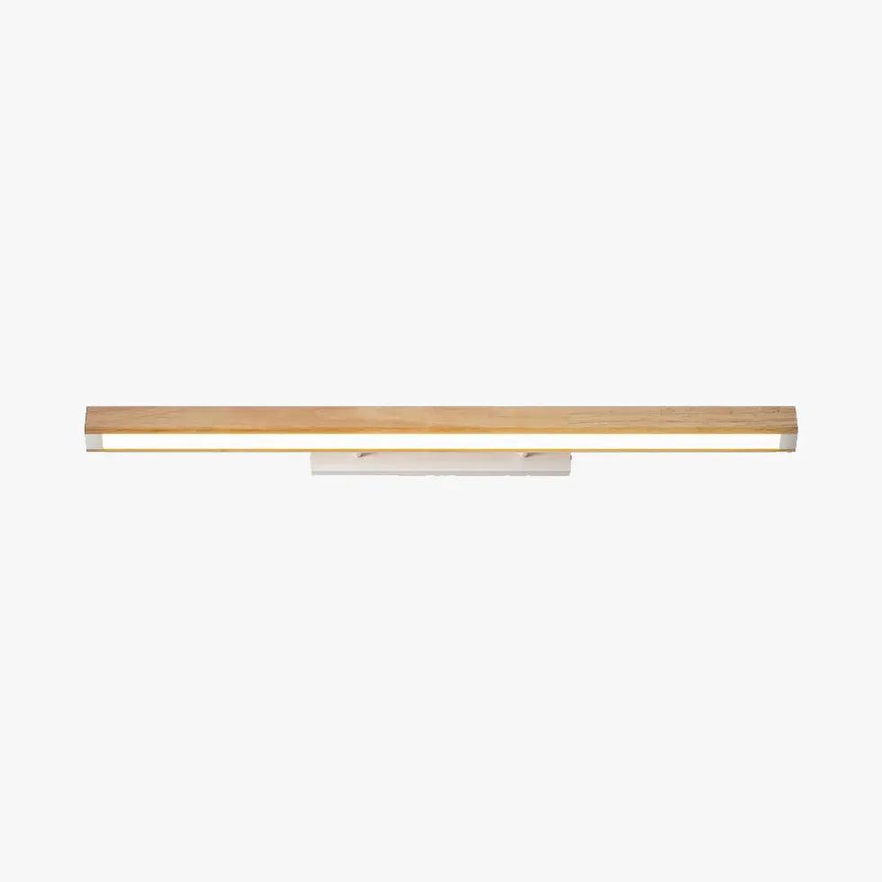 Minimalist Linear Wooden Led Mirror Lights - Clowas