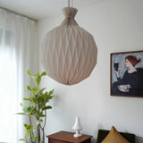Creative Origami Pineapple Pendant Light In White