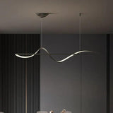 Minimalist Waves Modern Dining Room Pendant Light - Clowas