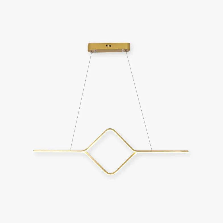 Minimalist Wavy Line Design LED Pendant Light - Clowas