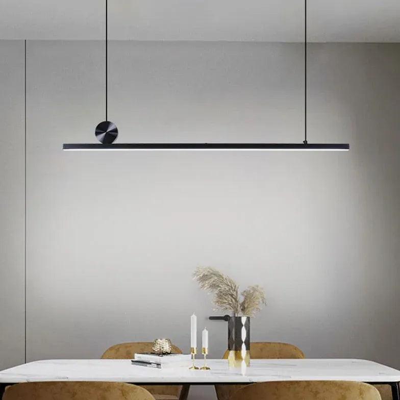 Minimally Linear Dining Room Pendant Light - Clowas
