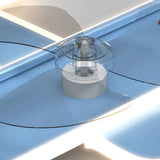 Red Windmill Bedroom Ceiling Fan With Light - Clowas