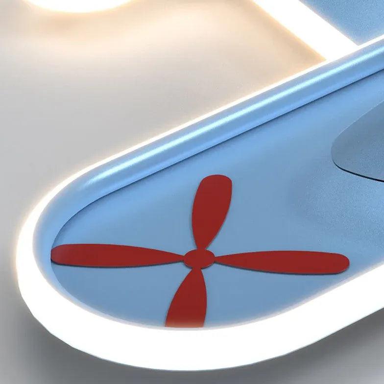 Red Windmill Bedroom Ceiling Fan With Light - Clowas