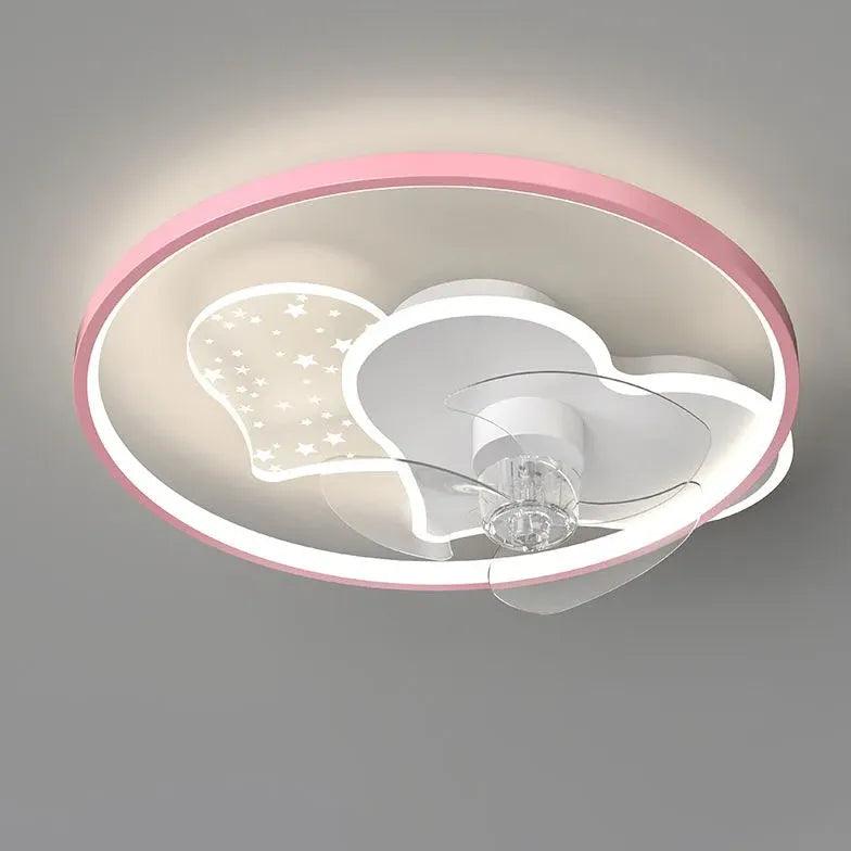 Transparent Cloud LED Ceiling Fan With Light - Clowas
