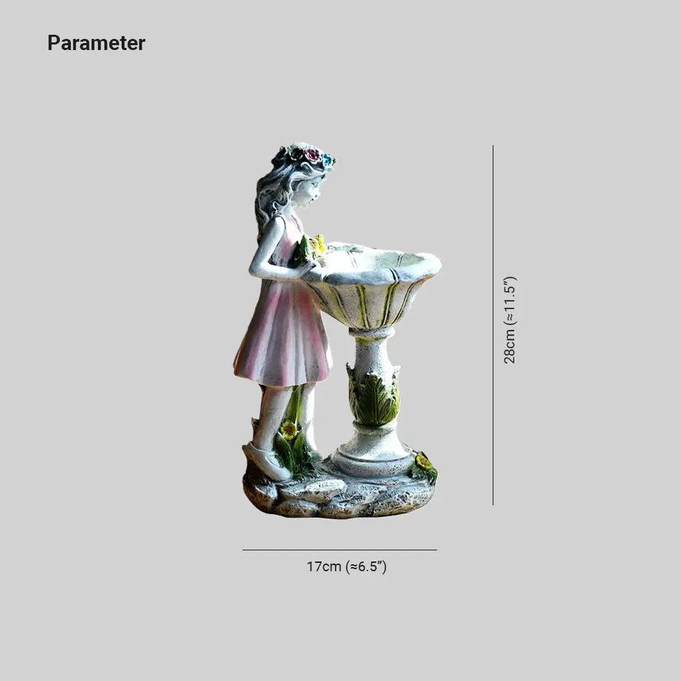 Pink Fairy Girl Garden Outdoor Lights - Clowas