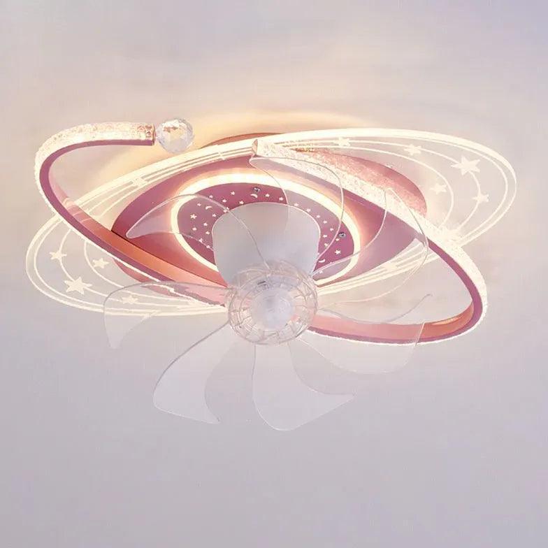 Blue Star Modern Ceiling Fan With Light - Clowas