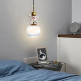 Astronaut Planet Ball Bedroom Pendant Light - Clowas