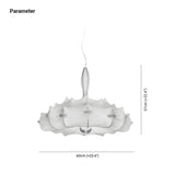 Cream Cloud Silk White Pendant Light Fixture