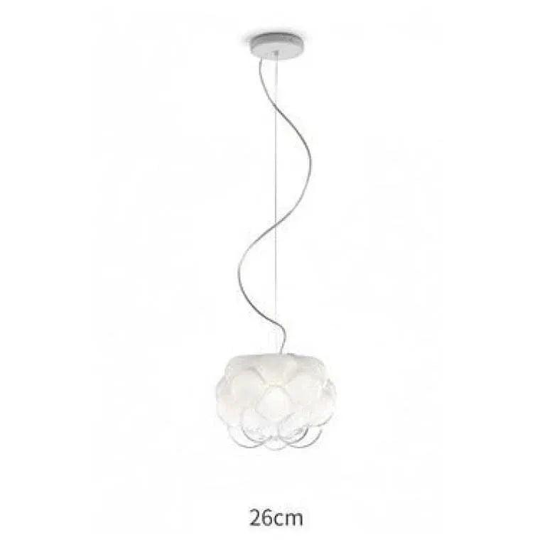 Round Grapes Glass White Pendant Light - Clowas