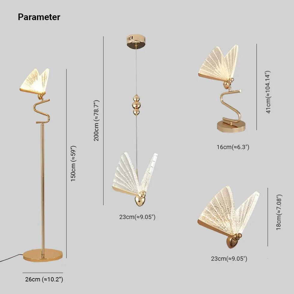 Elegant Wing Decorative Art Floor Lamp - Clowas