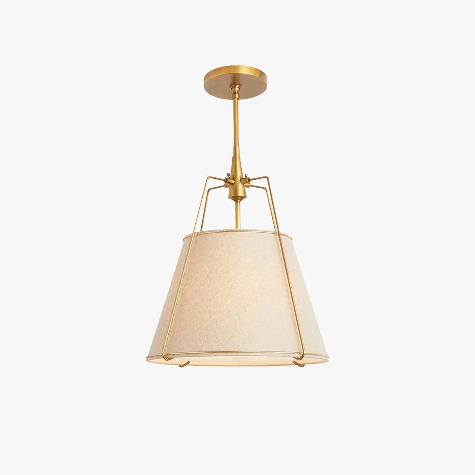 White Fabric Shade Modern Pendant Light - Clowas