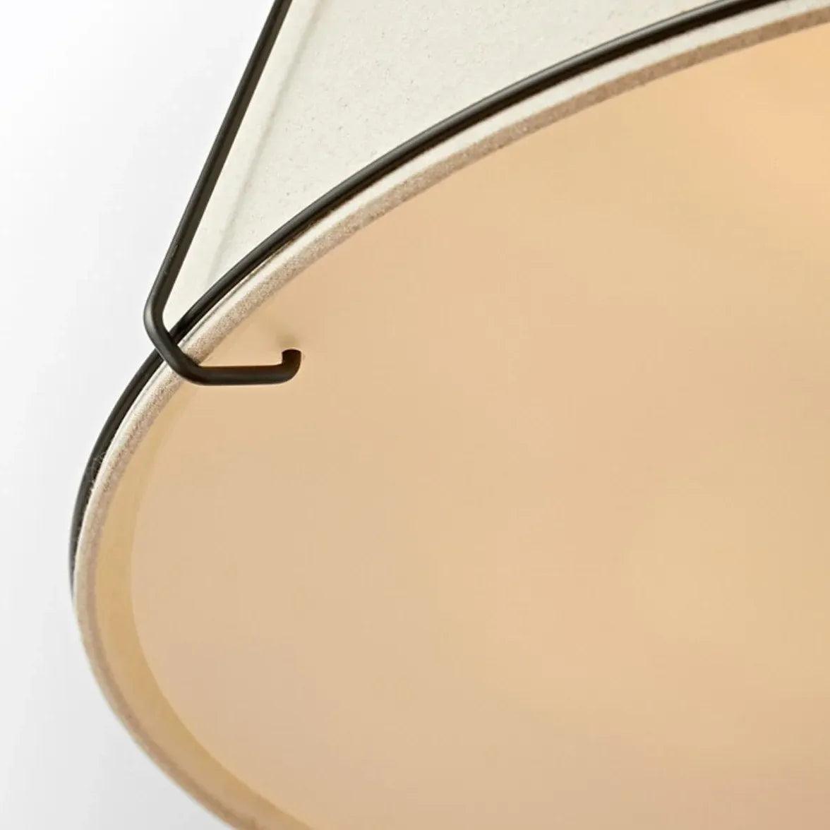 White Fabric Shade Modern Pendant Light - Clowas