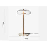 Transparent Glass Minimalist Plug-In Table Lamp - Clowas
