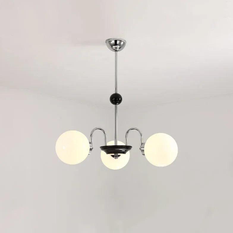 Adjustable White Glass Modern Chandelier - Clowas