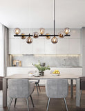 Modern Glass Globe Pendant Light for Kitchen Island