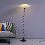 Vintage Pleated Living Room LED Floor Lamps