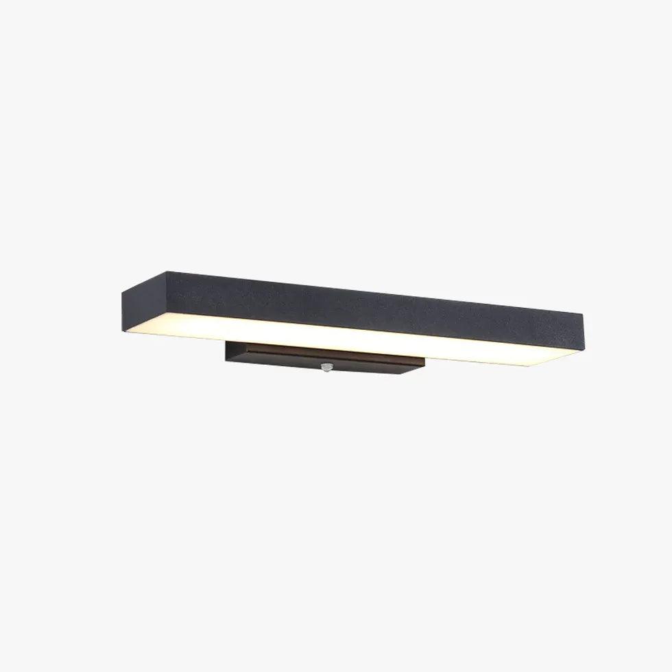 modern outdoor wall lights with sensor black - Clowas