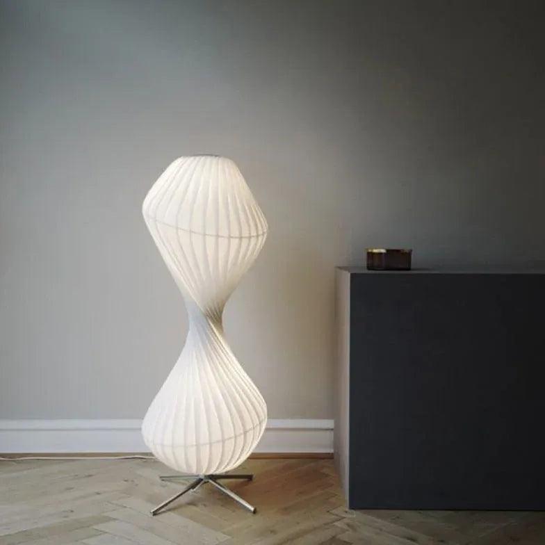 Nordic Silk White Floor Lamps For Living Room